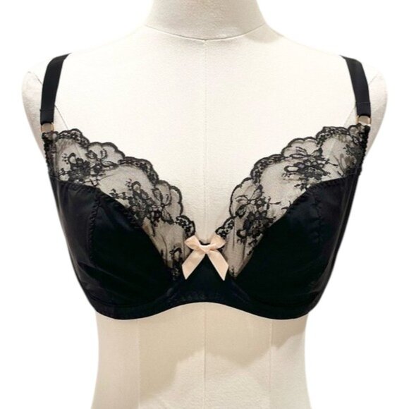 Agent Provocateur Joseline Black Bra SIZES 34E 36DD NWT - Picture 3 of 8